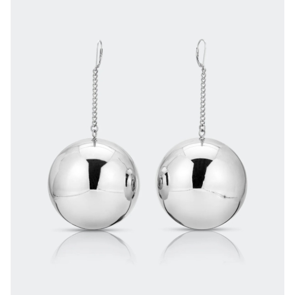 Simon Miller DISCO DROP EARRINGS IN SILVER
